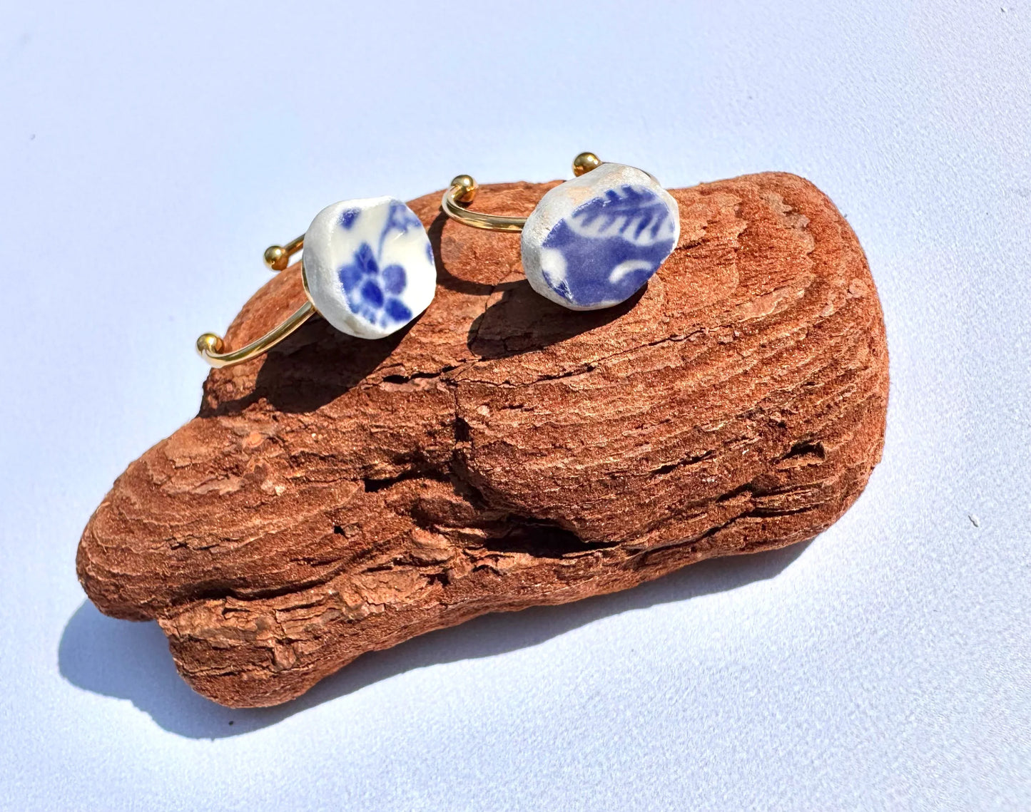 Broken Porcelain Ring- Handmade - Lors Collective