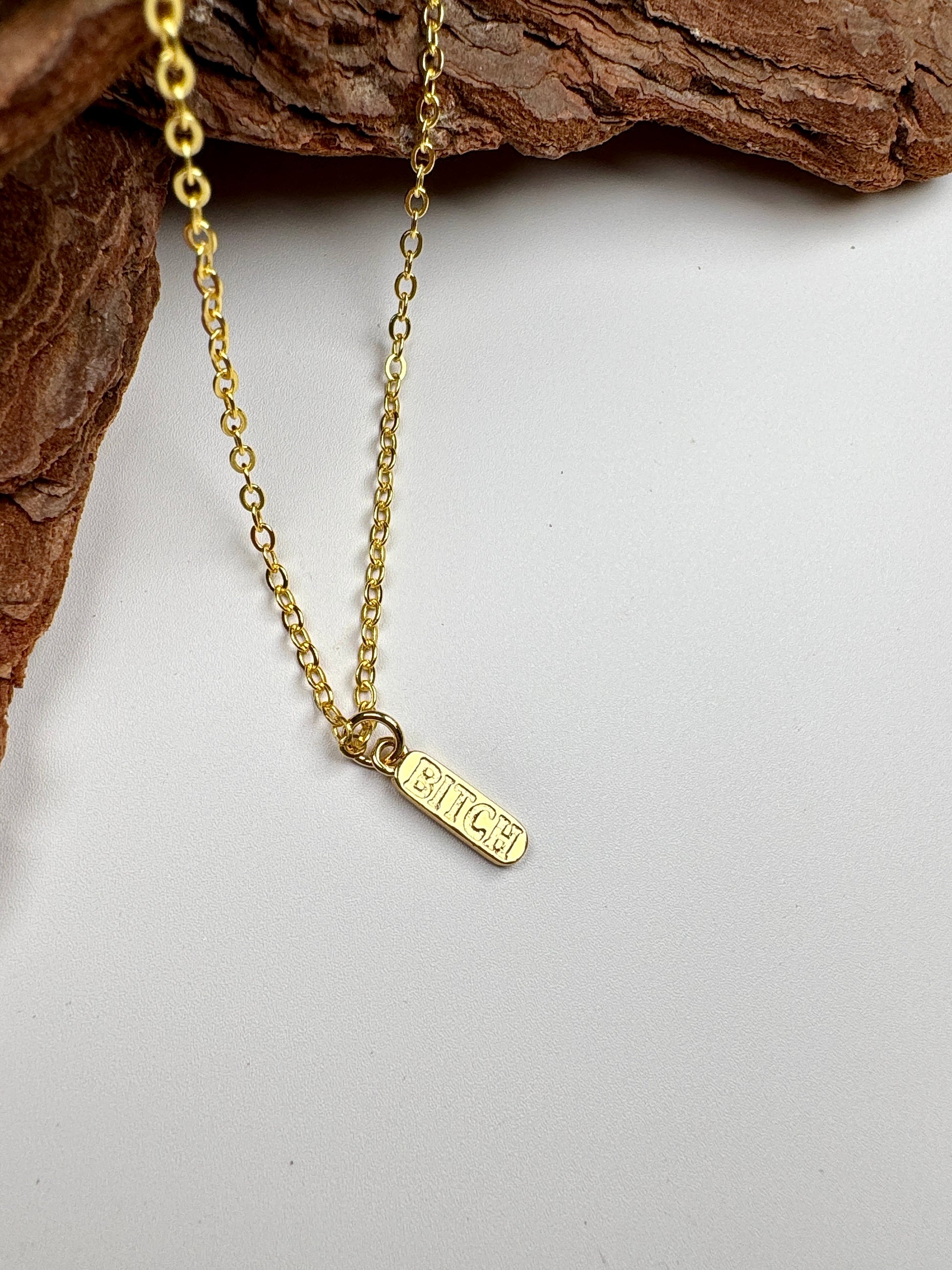 Bitch Pendant Necklace - Lors Collective
