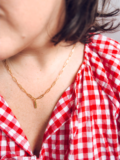 Gold F*ck Pendant Necklace - Lors Collective