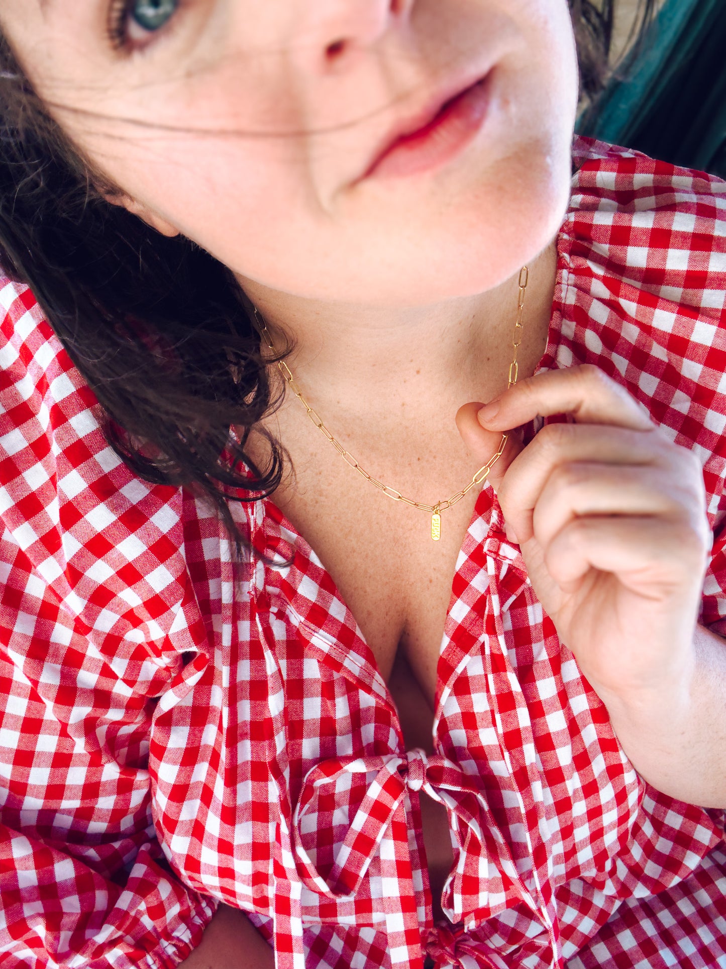 Gold F*ck Pendant Necklace - Lors Collective