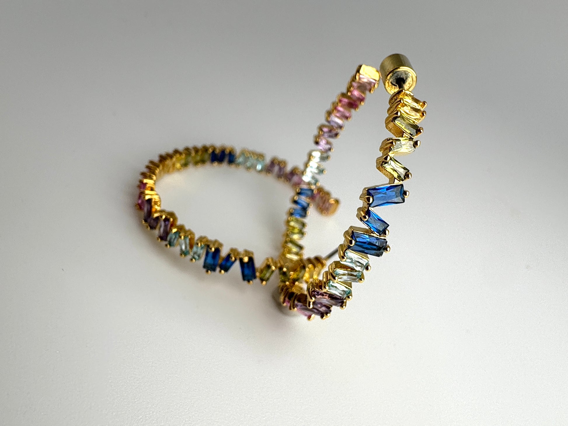 Rainbow Hoop Earrings - Lors Collective