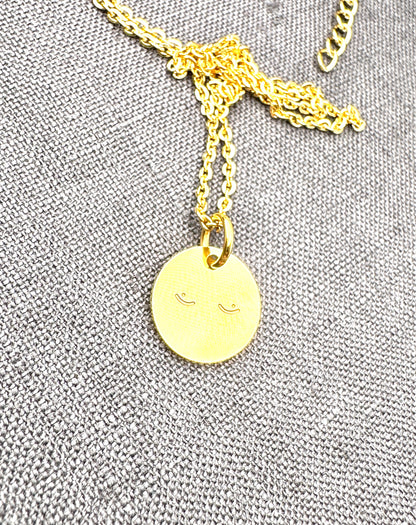 Engraved Boob Necklace - Lors Collective