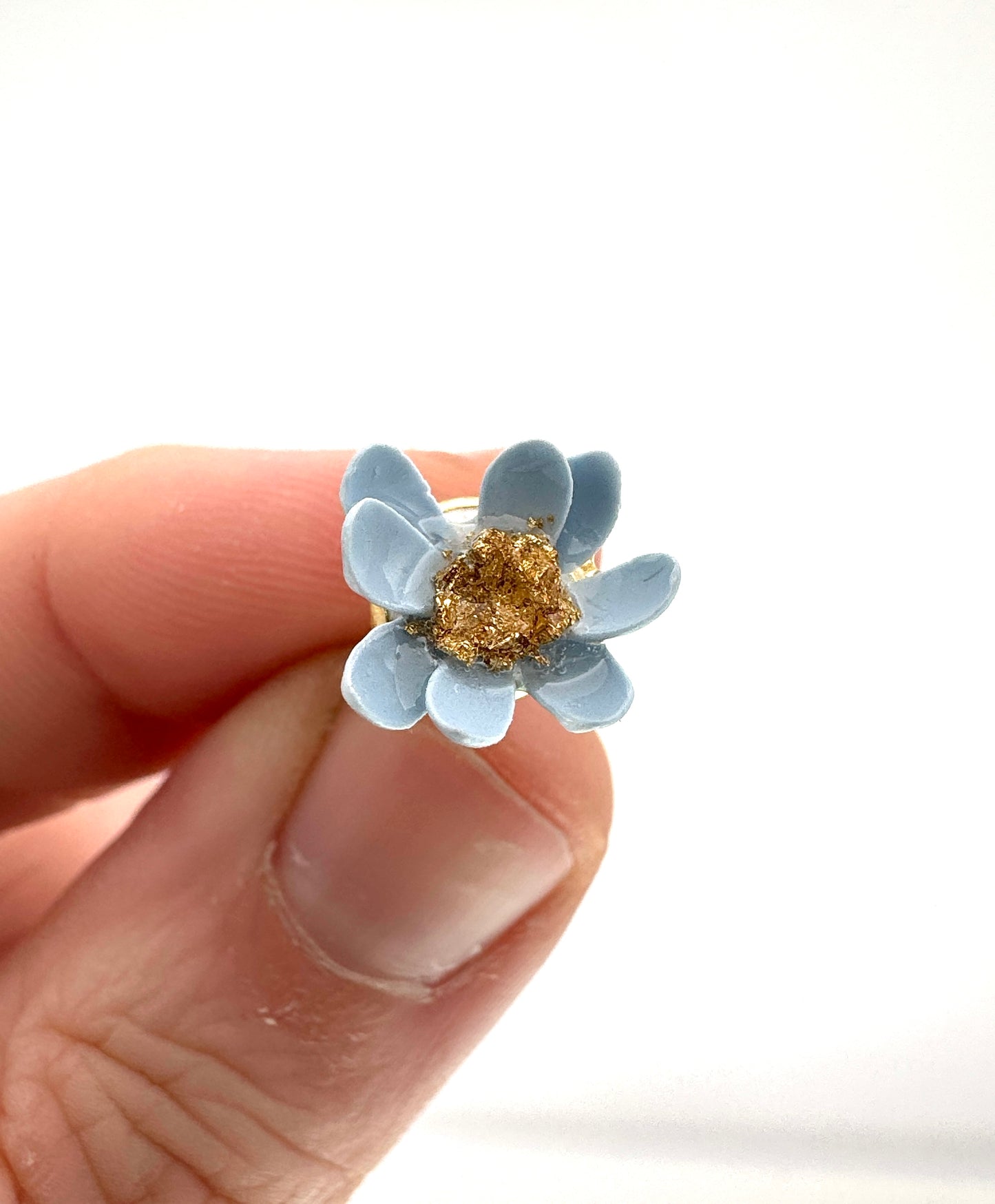 Mother of the Bride Earrings – Handmade Flower Studs with Gold Centers - Lors Collective