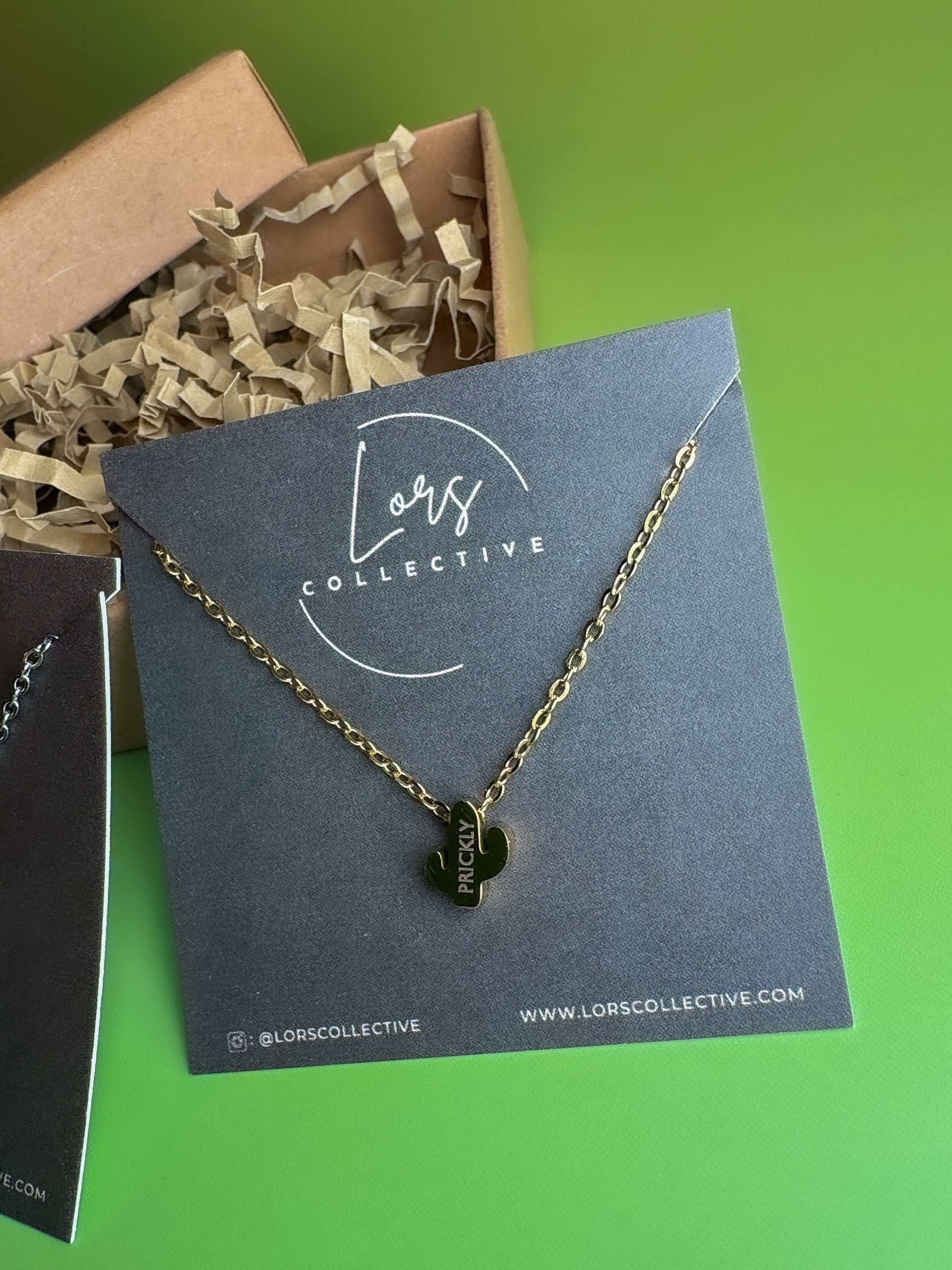“Prickly” Cactus Necklace - Lors Collective