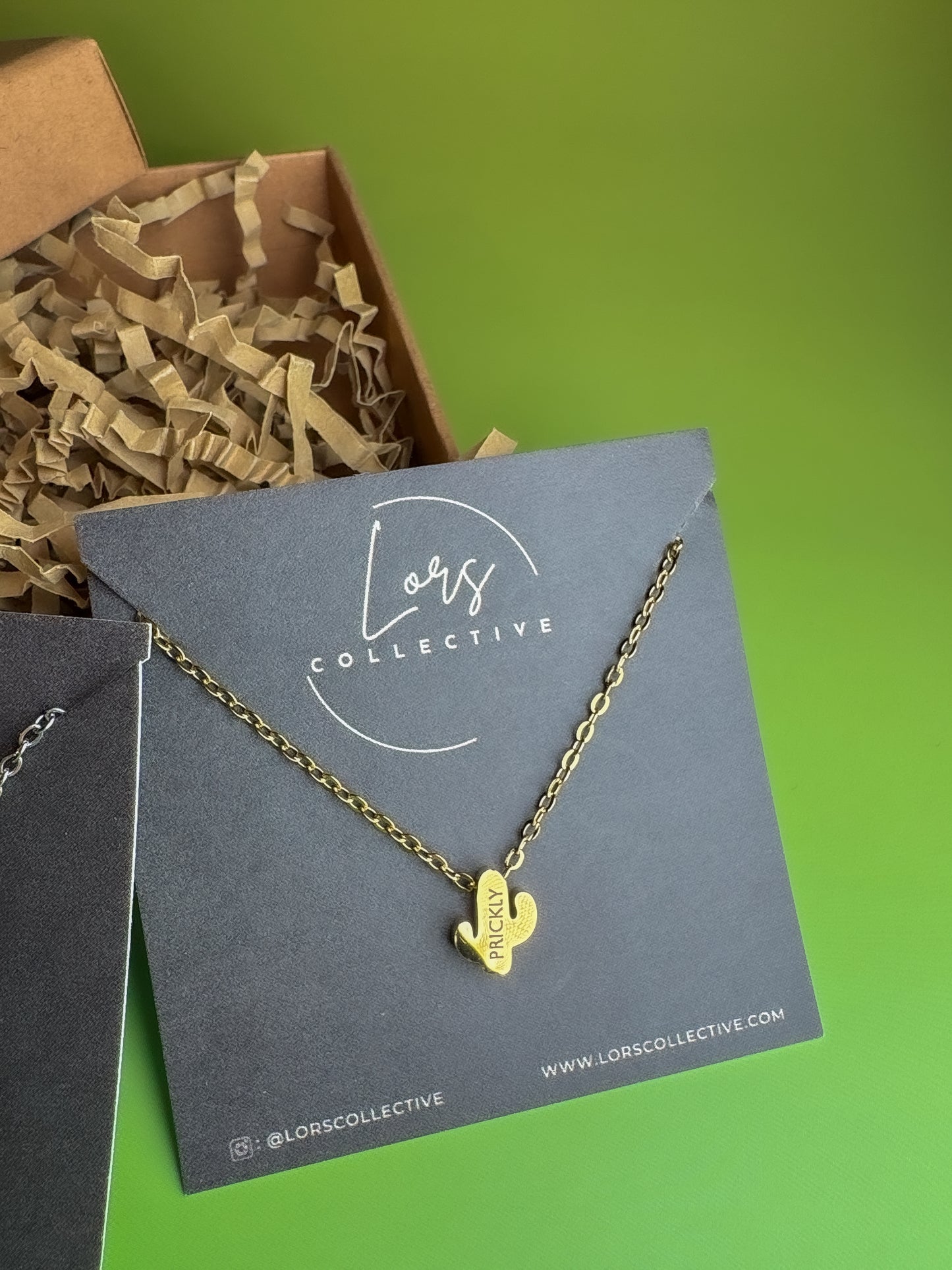 “Prickly” Cactus Necklace - Lors Collective