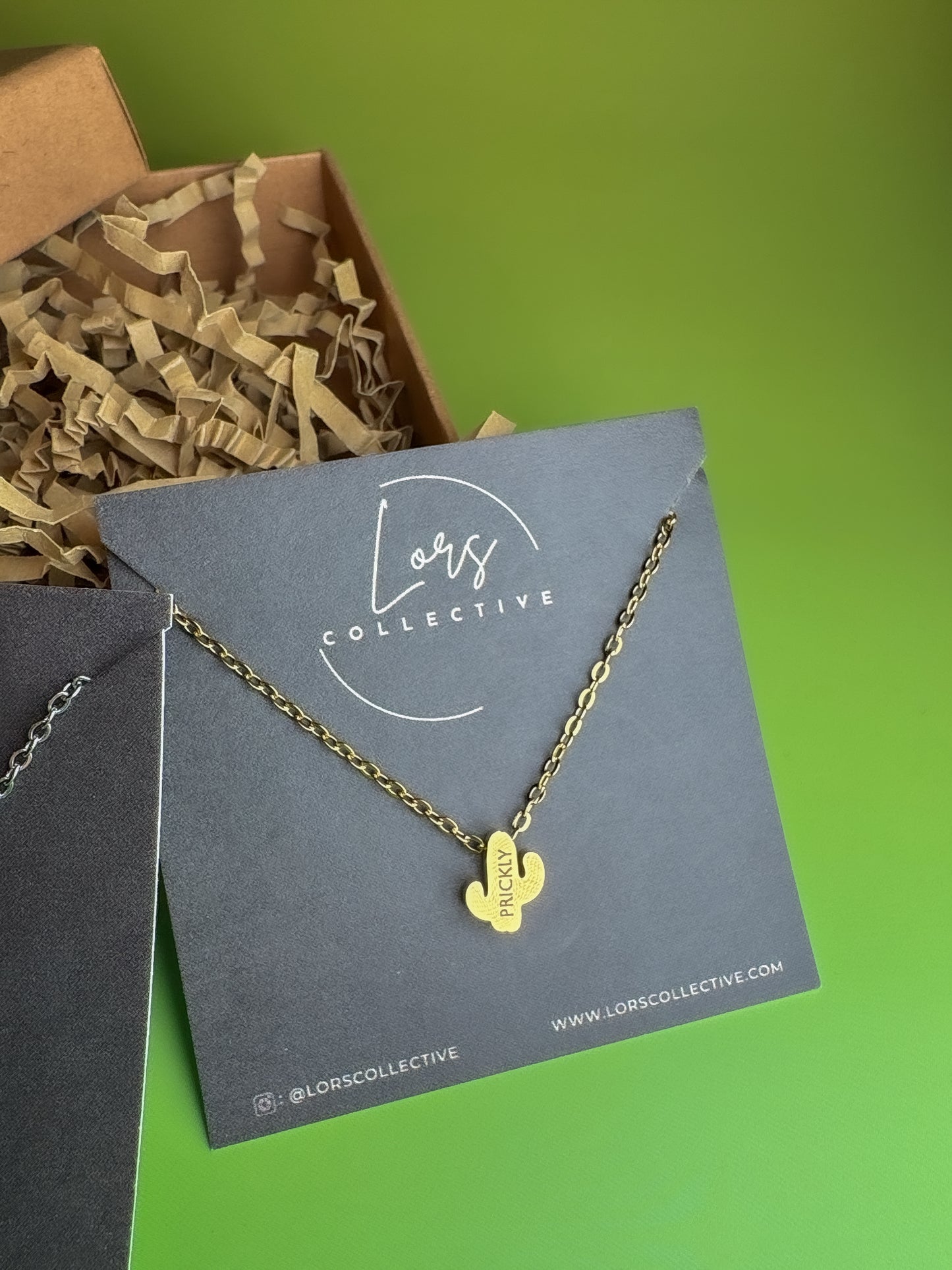 “Prickly” Cactus Necklace - Lors Collective