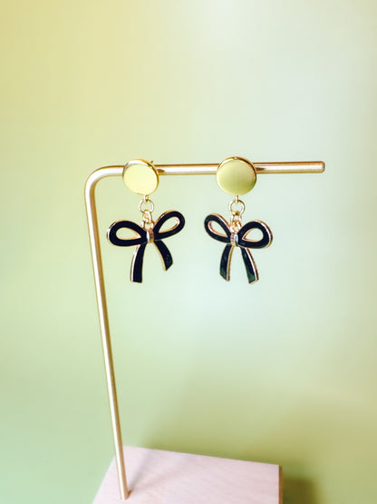 Bow Drop Earrings - Lors Collective