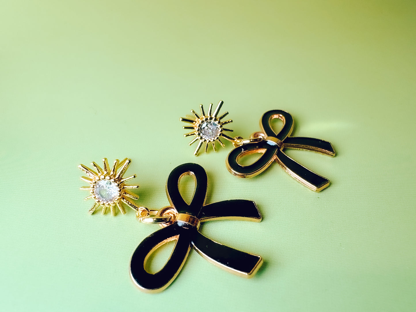 Bow Drop Earrings - Lors Collective