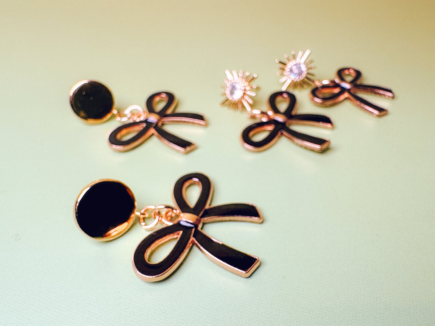 Bow Drop Earrings - Lors Collective