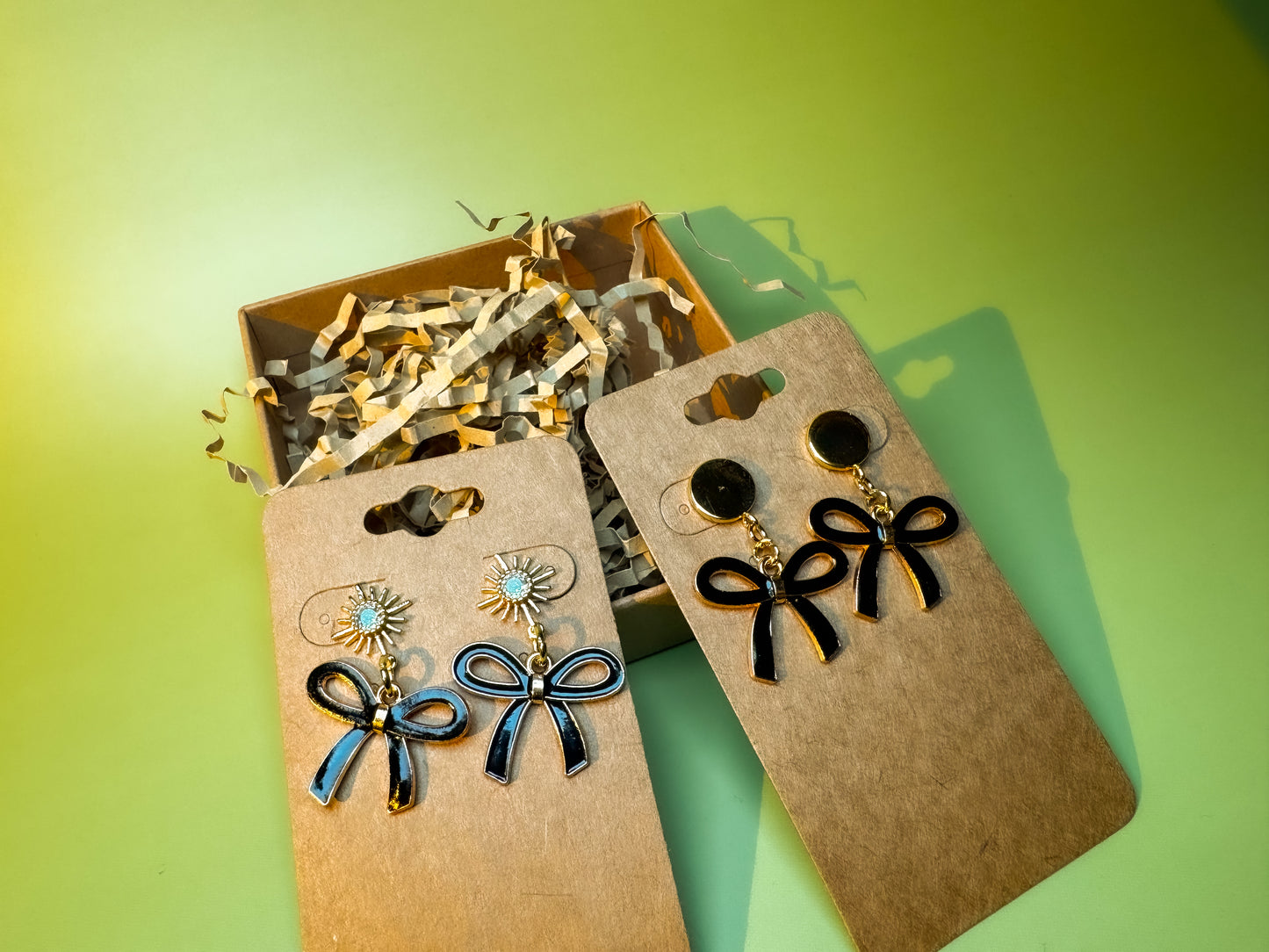 Bow Drop Earrings - Lors Collective