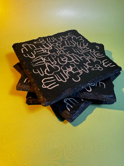 CockCoaster - Slate Coaster - 4 Pack