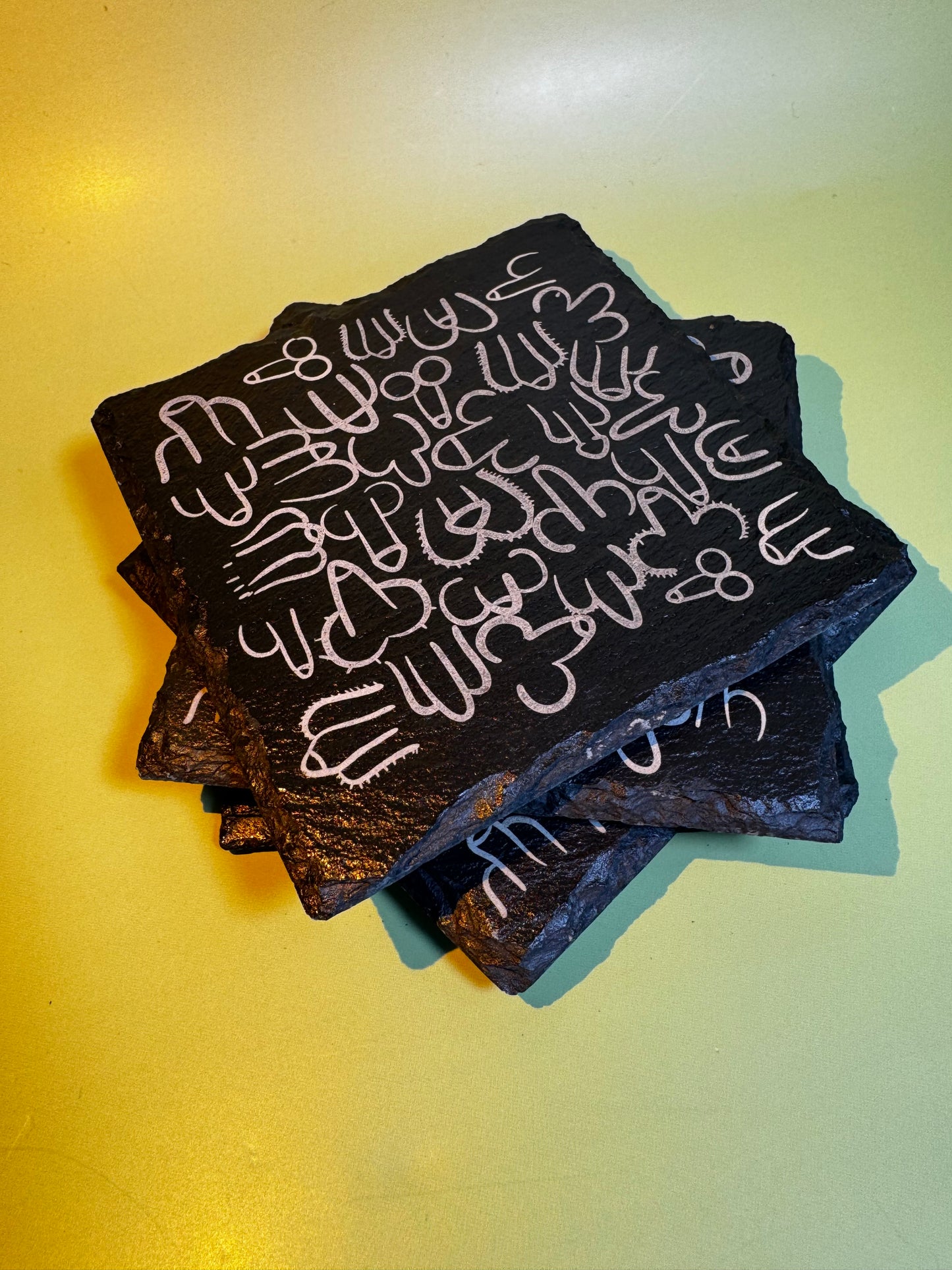 CockCoaster - Slate Coaster - 4 Pack