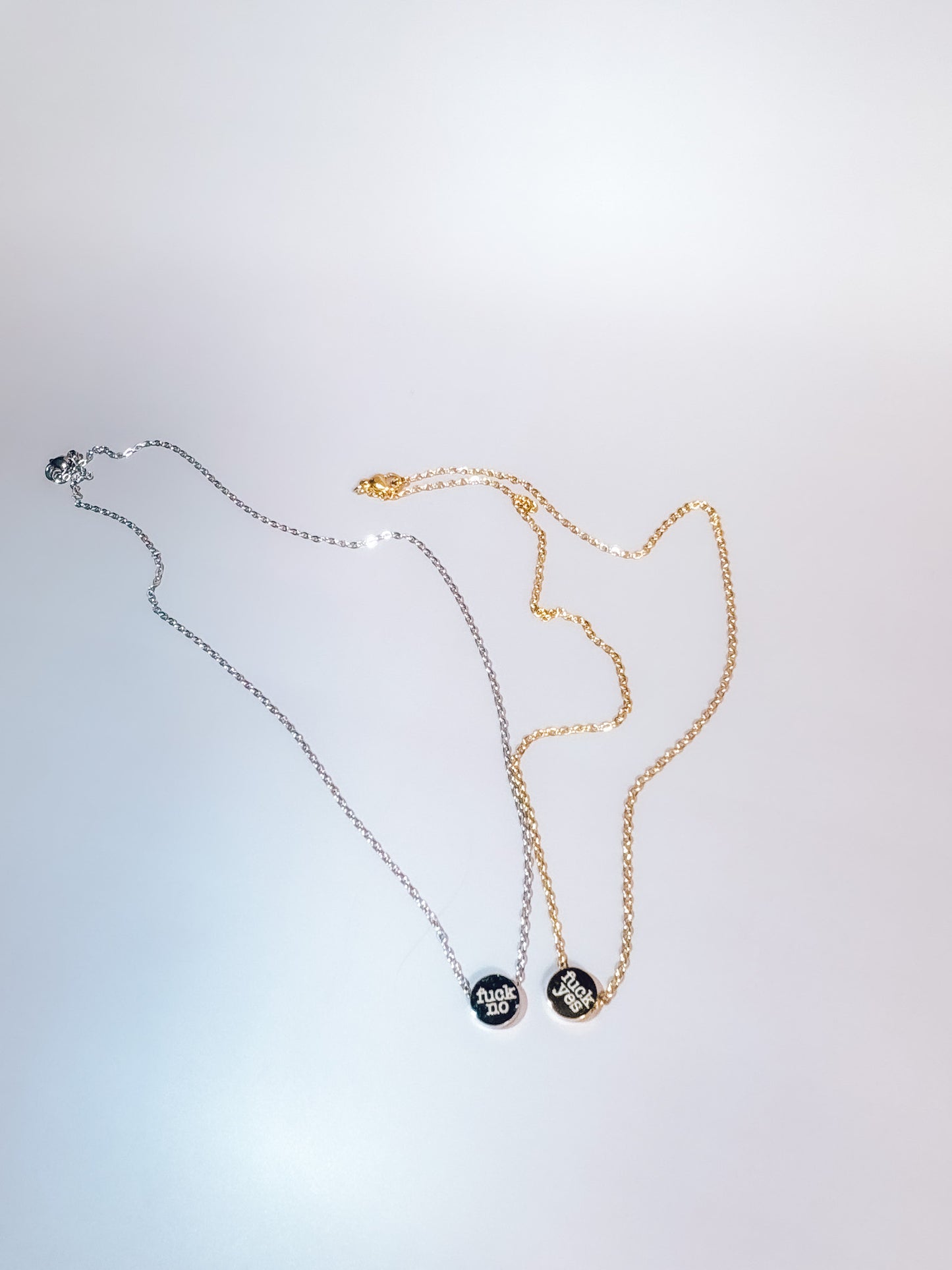 Reversible Necklace- Fuck Yes / Fuck No - Lors Collective