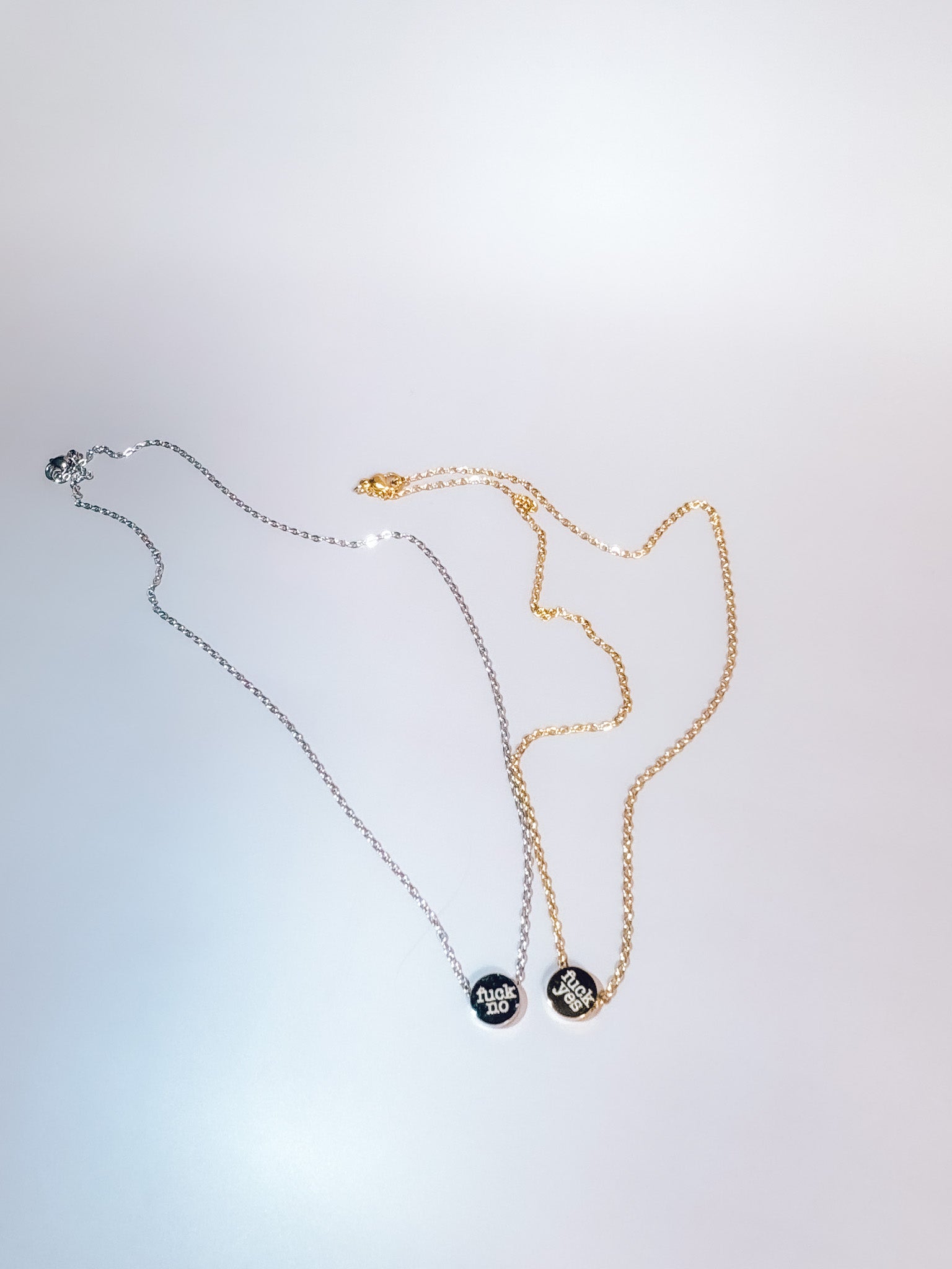 Reversible Necklace- Fuck Yes / Fuck No - Lors Collective