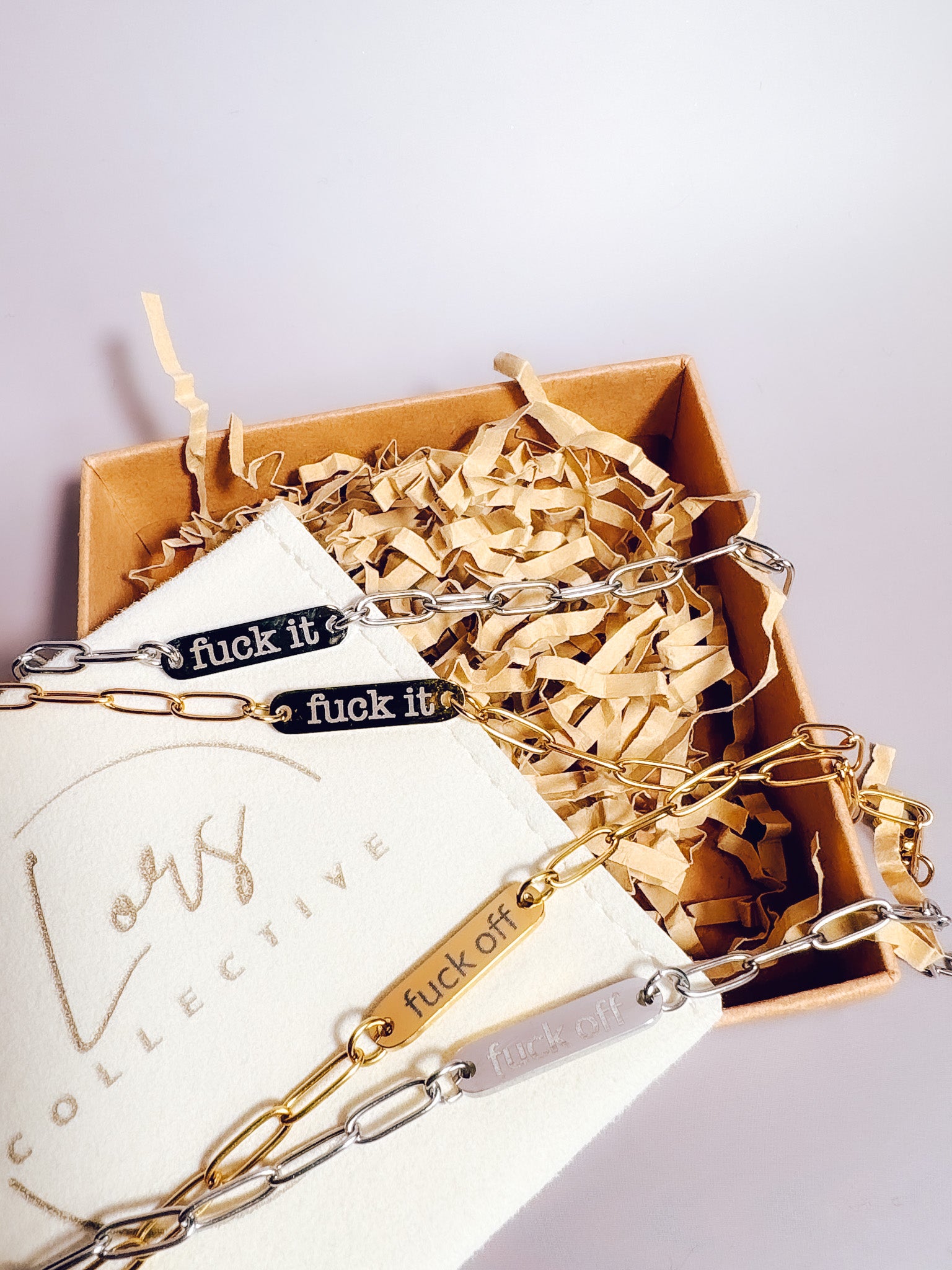 Engraved Paperclip Bracelet - Lors Collective