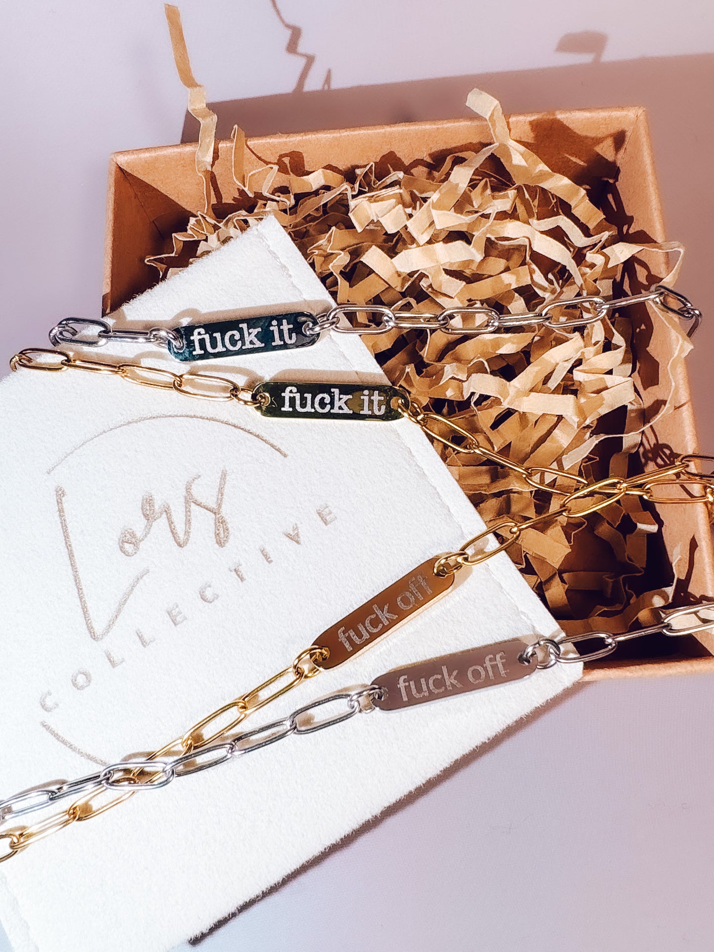 Engraved Paperclip Bracelet - Lors Collective