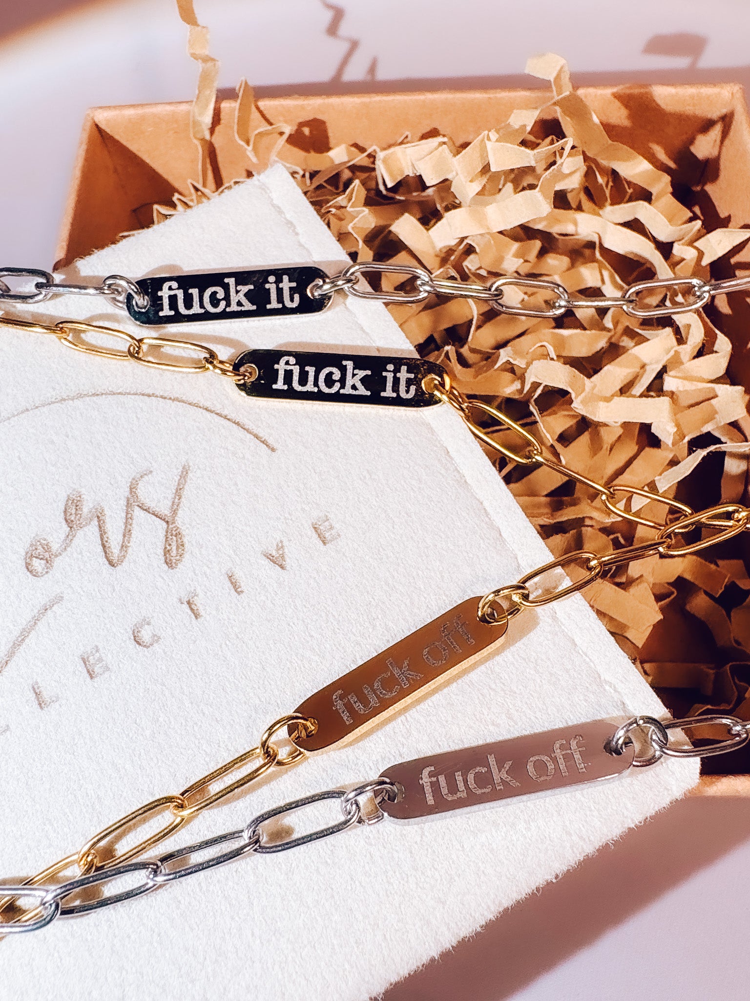 Engraved Paperclip Bracelet - Lors Collective