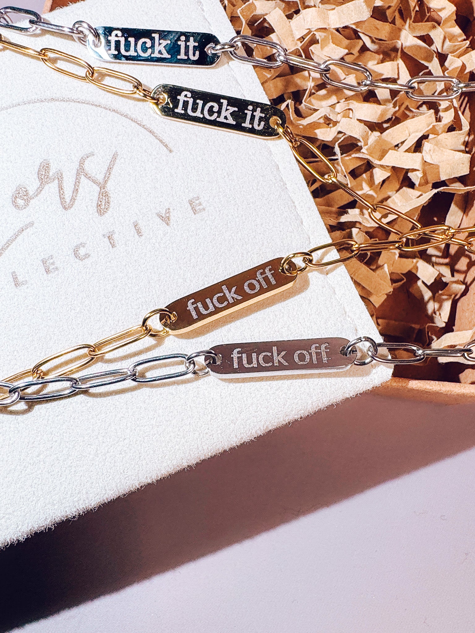 Engraved Paperclip Bracelet - Lors Collective