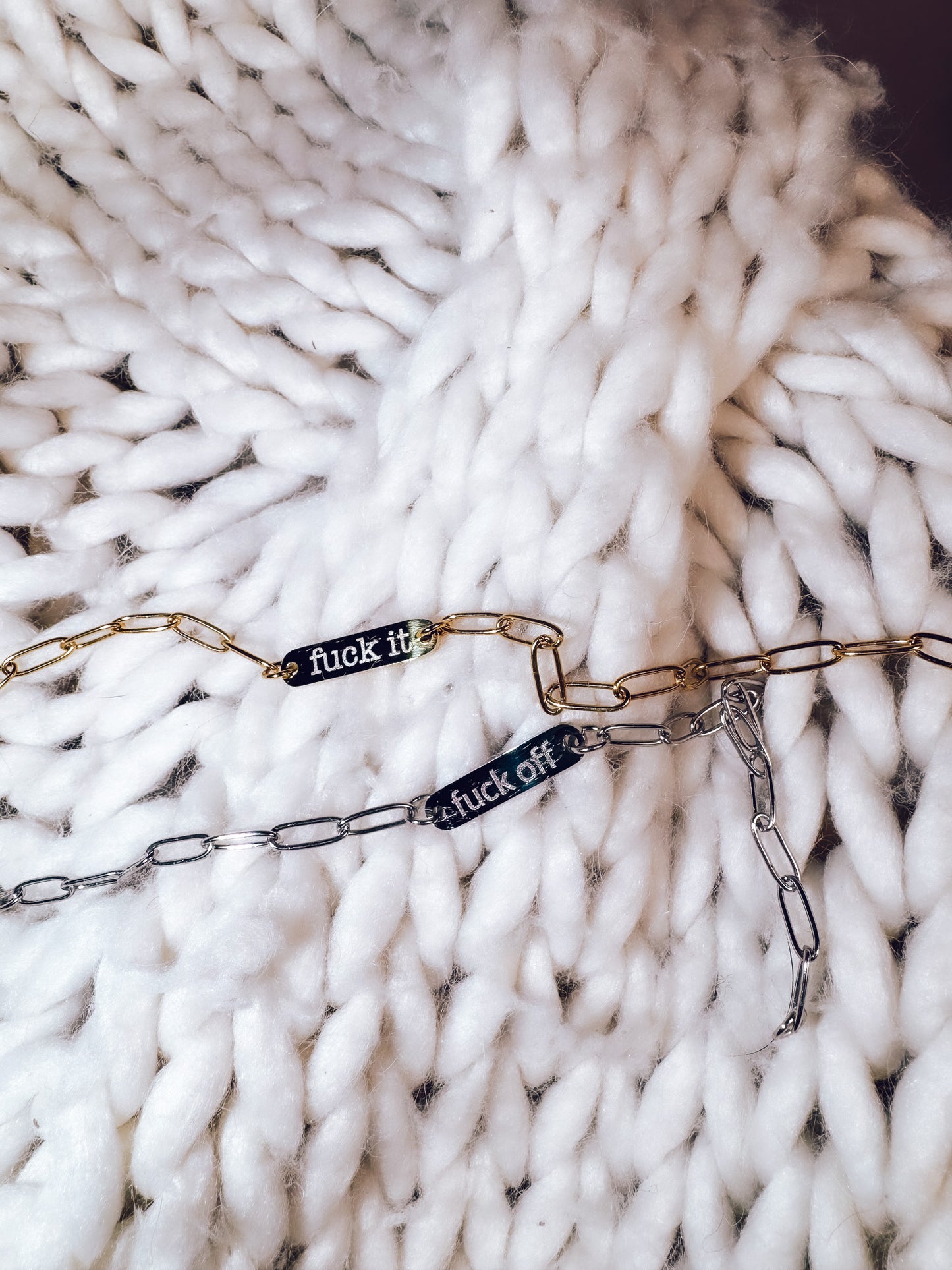 Engraved Paperclip Bracelet - Lors Collective