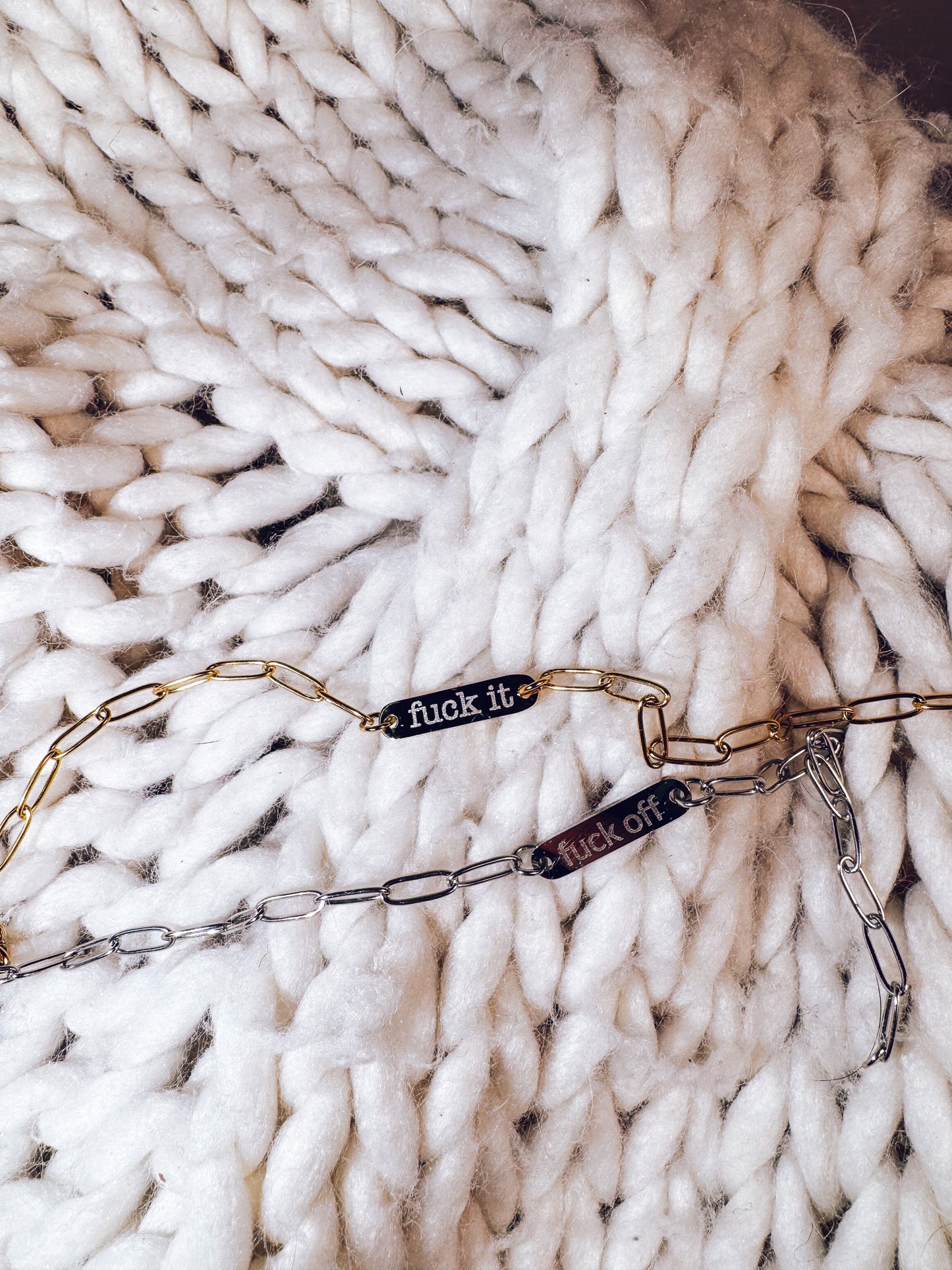 Engraved Paperclip Bracelet - Lors Collective