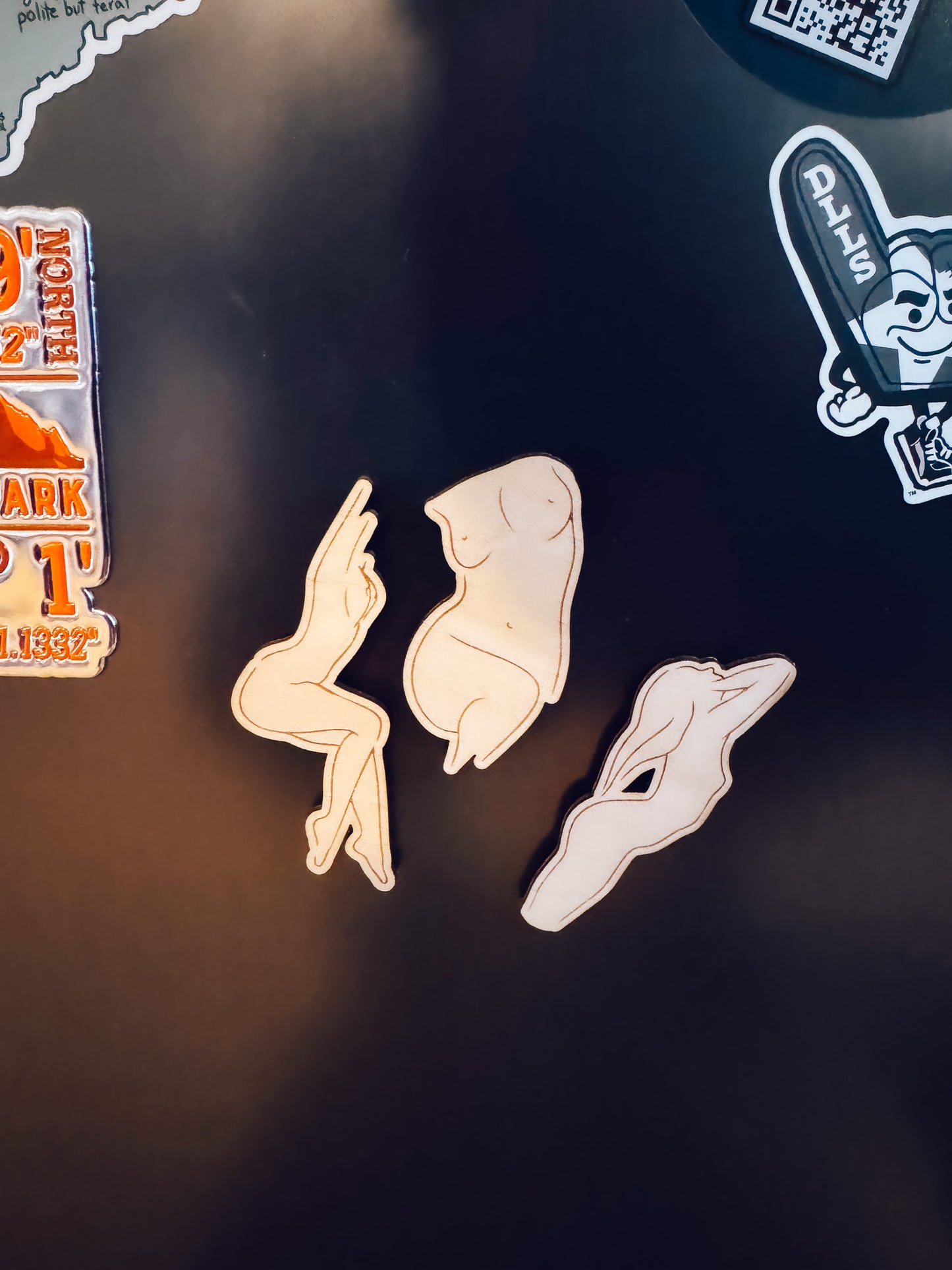 Nude Figure Magnets (Set of 3)