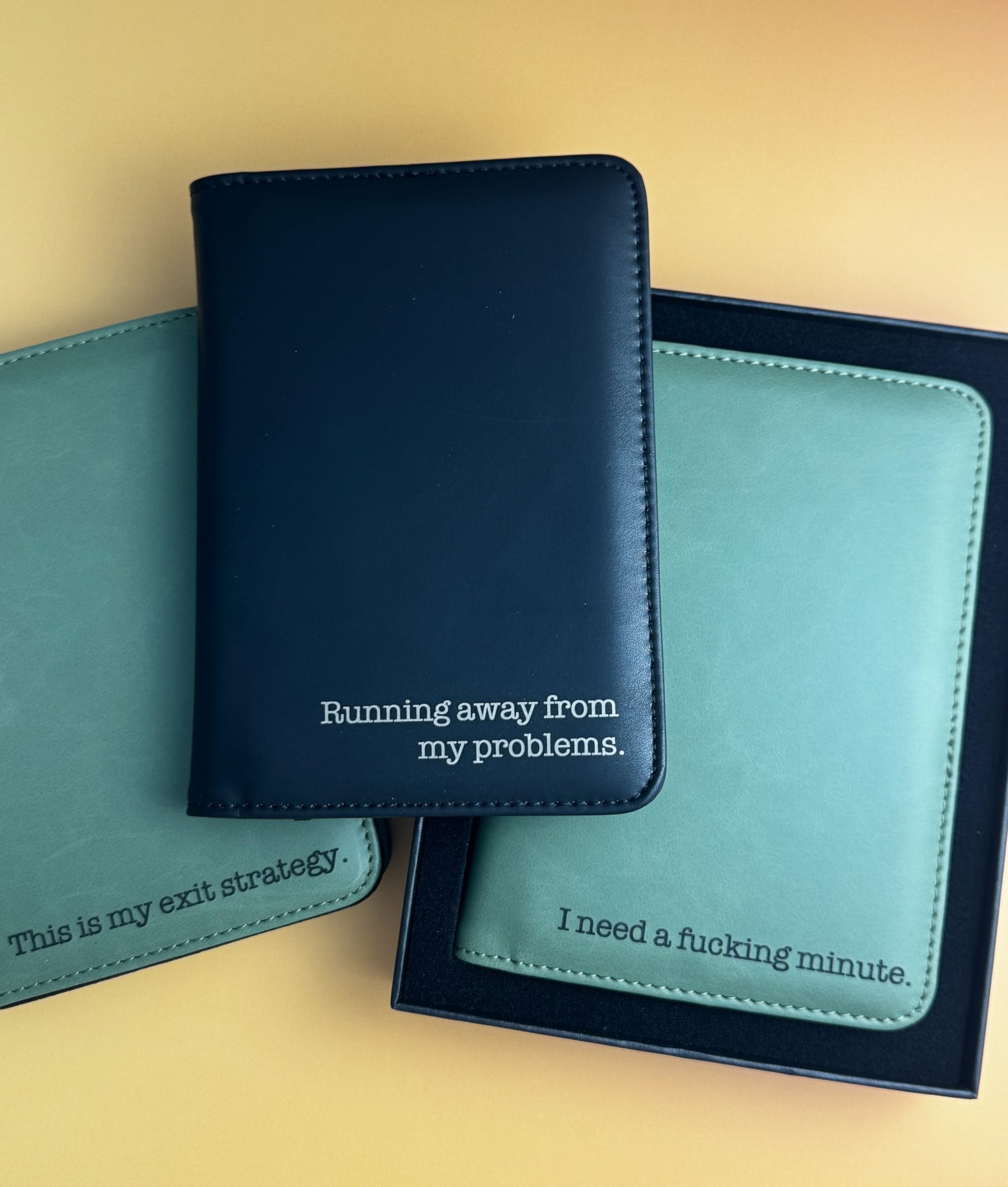 Sarcastic Engraved Passport Holder - Lors Collective