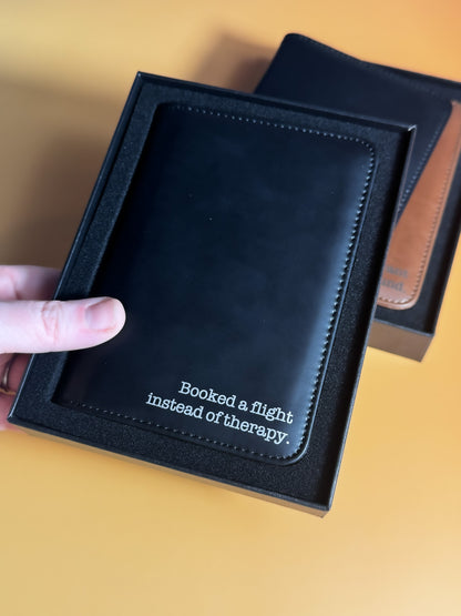 Sarcastic Engraved Passport Holder - Lors Collective