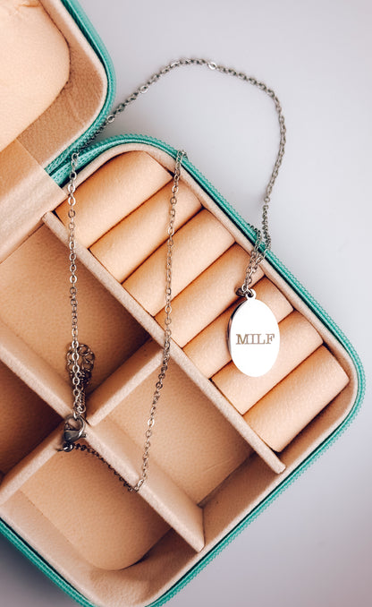 MILF Engraved Necklace - Lors Collective