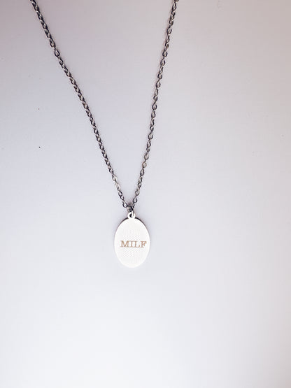 MILF Engraved Necklace - Lors Collective