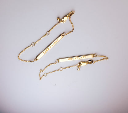 18k Gold Filled Unhinged Bar Bracelets - Lors Collective