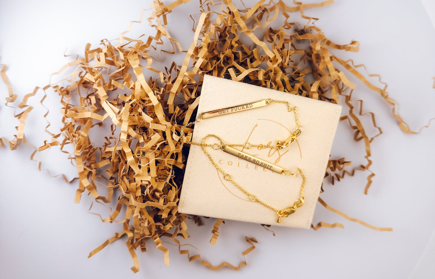 18k Gold Filled Unhinged Bar Bracelets - Lors Collective