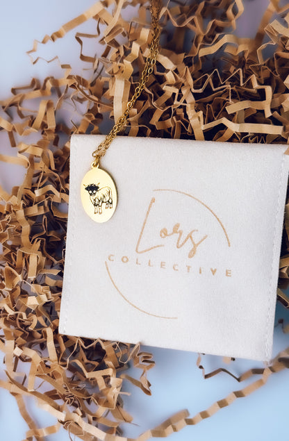 Highland Cow Necklace - Lors Collective