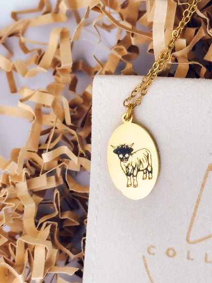 Highland Cow Necklace - Lors Collective