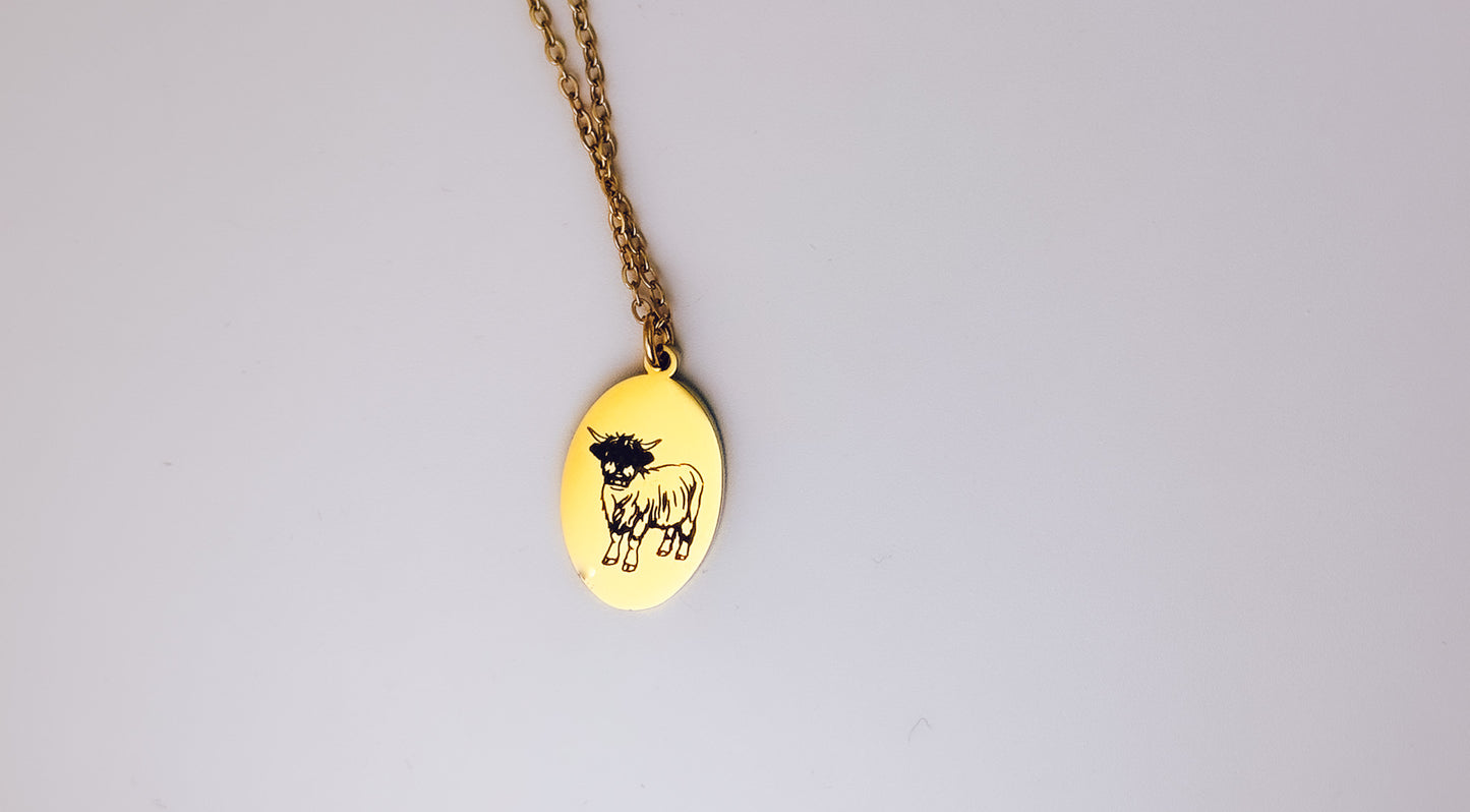 Highland Cow Necklace - Lors Collective