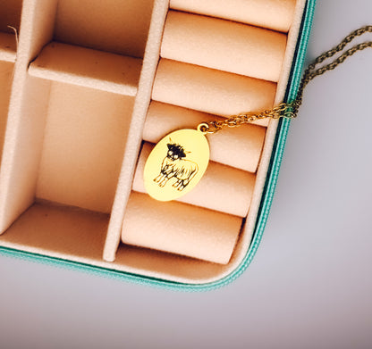 Highland Cow Necklace - Lors Collective