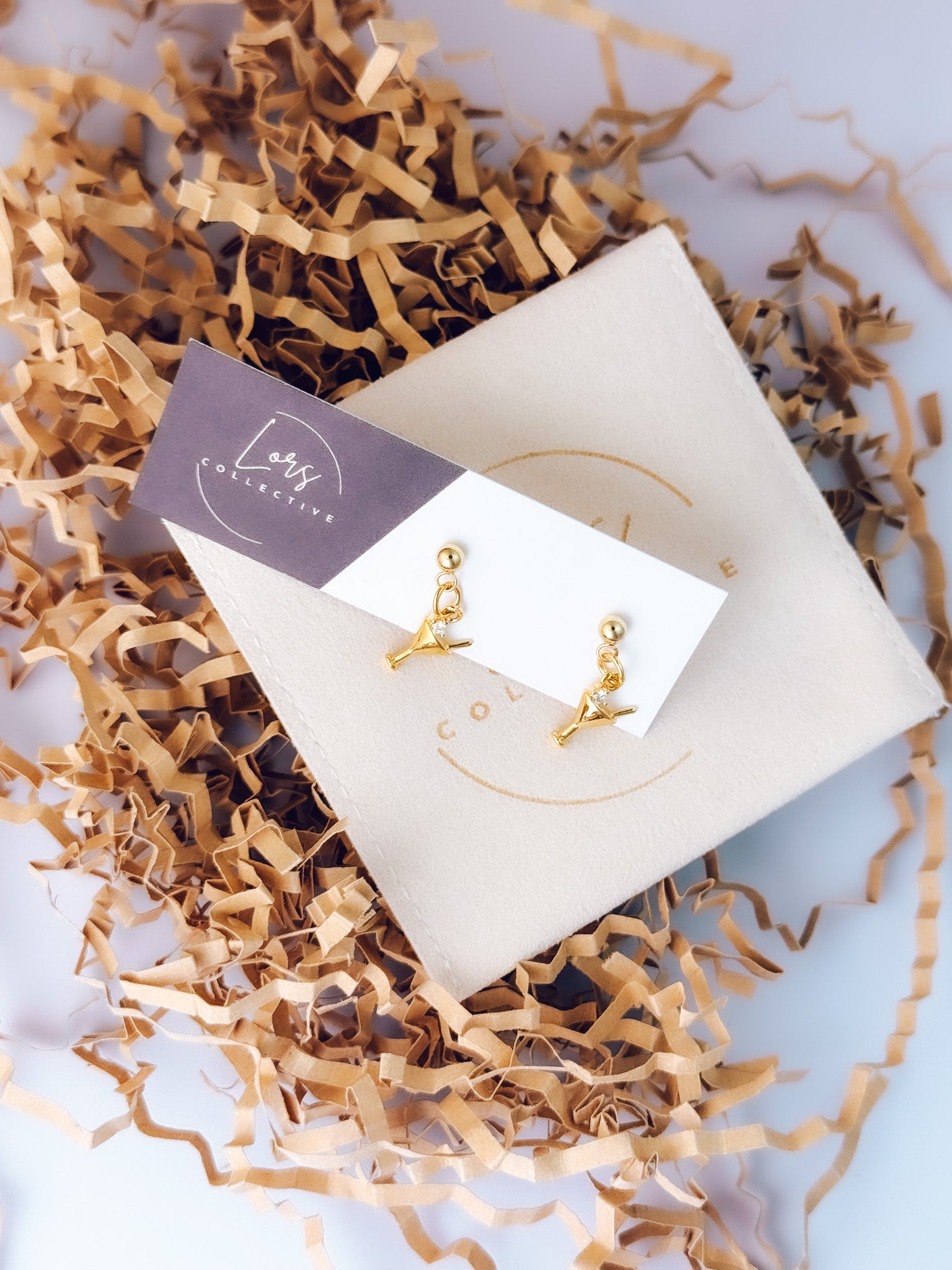 Last Call Martini Earrings - Lors Collective