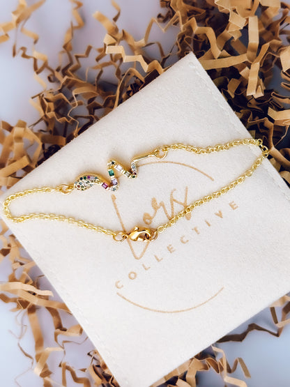 Rainbow Viper Bracelet - Lors Collective