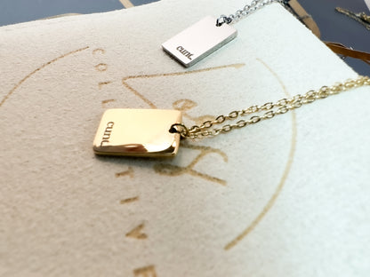 Bold Cunt Necklace