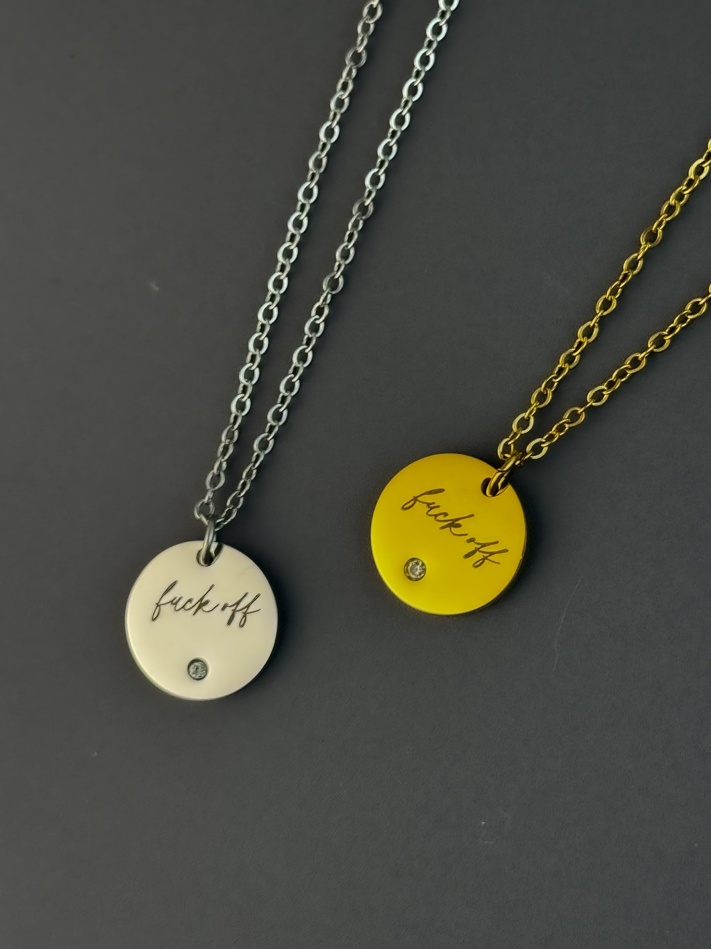 Delicate Fuck Off Necklace
