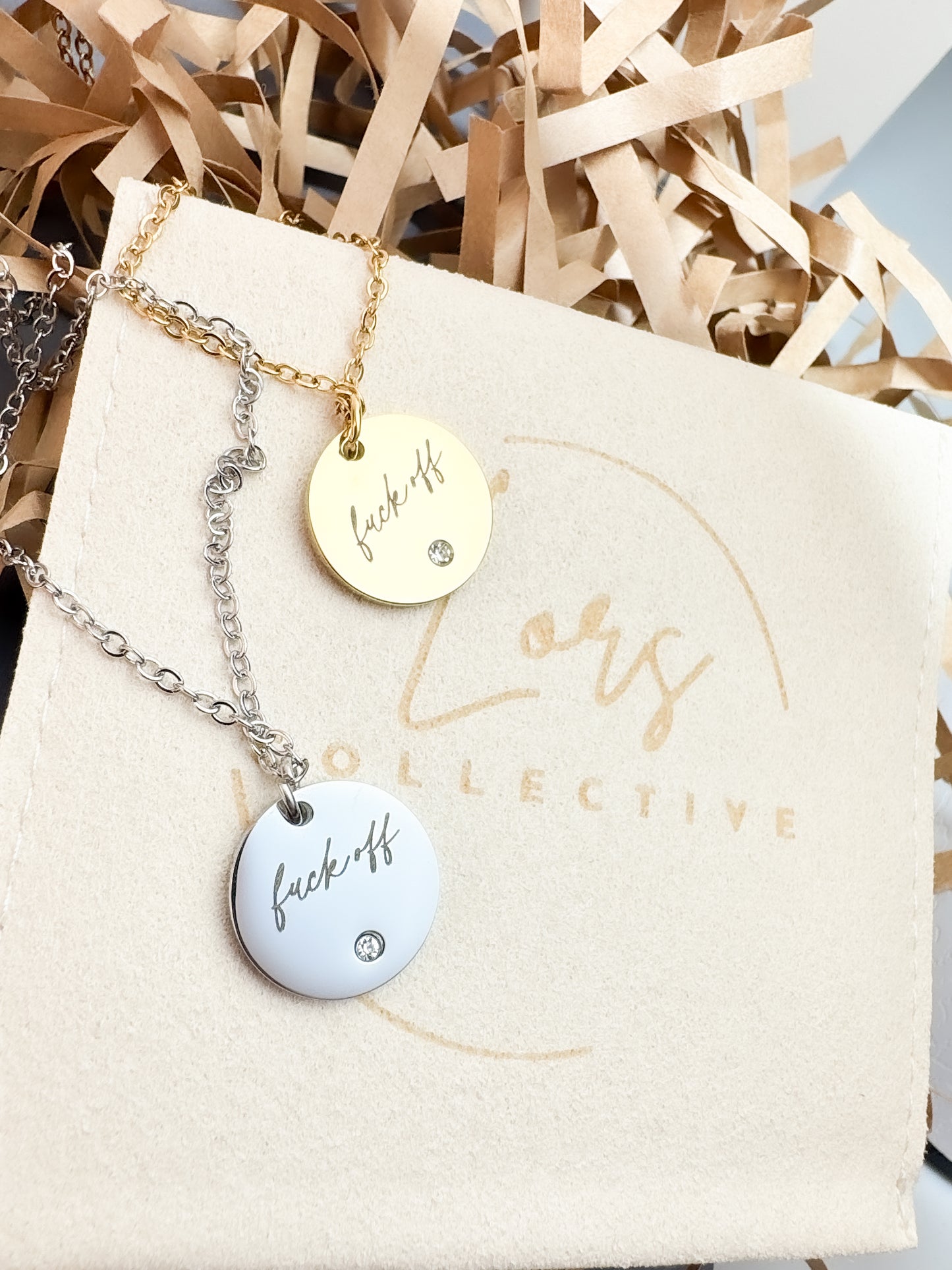 Delicate Fuck Off Necklace