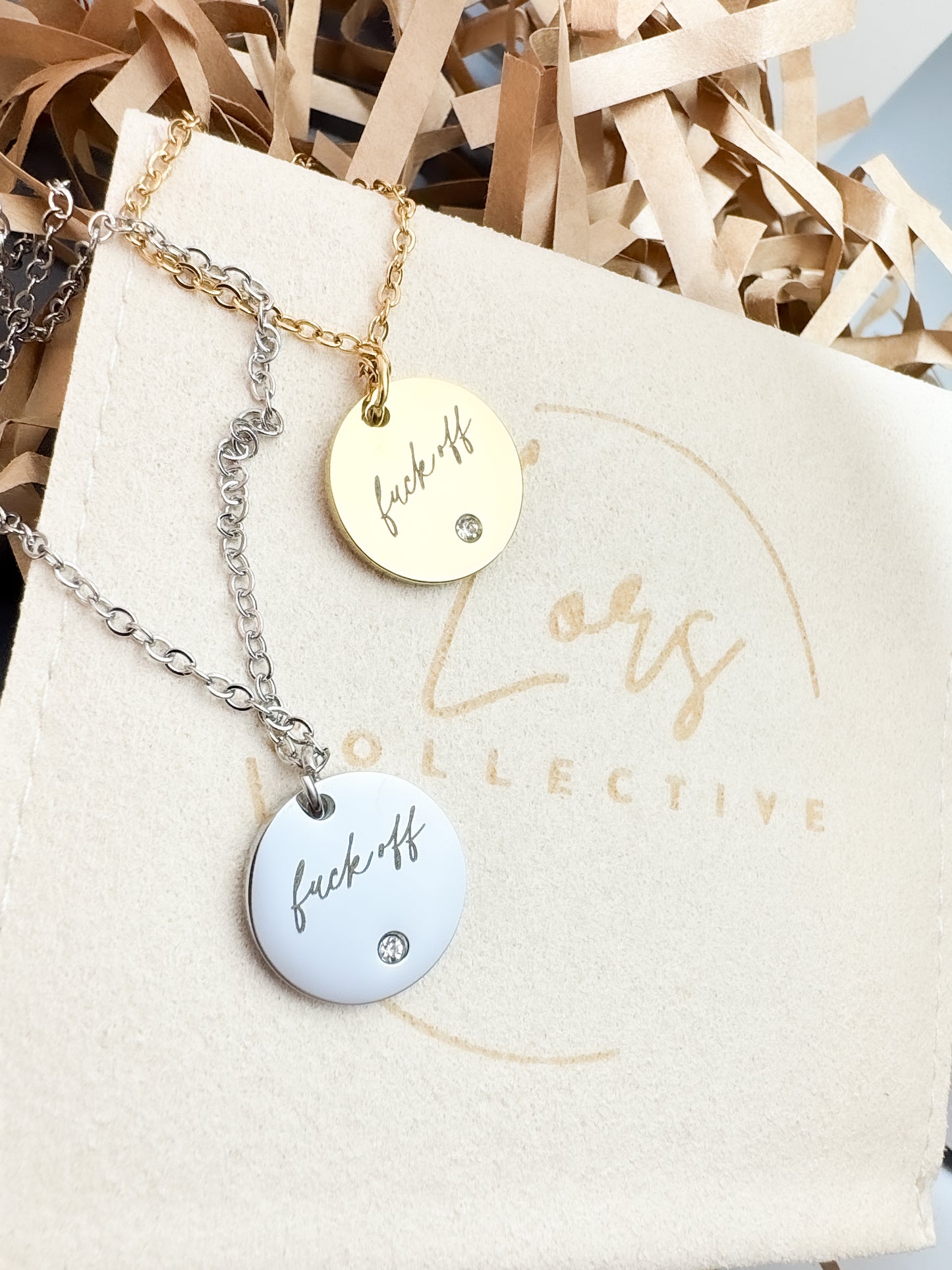Delicate Fuck Off Necklace