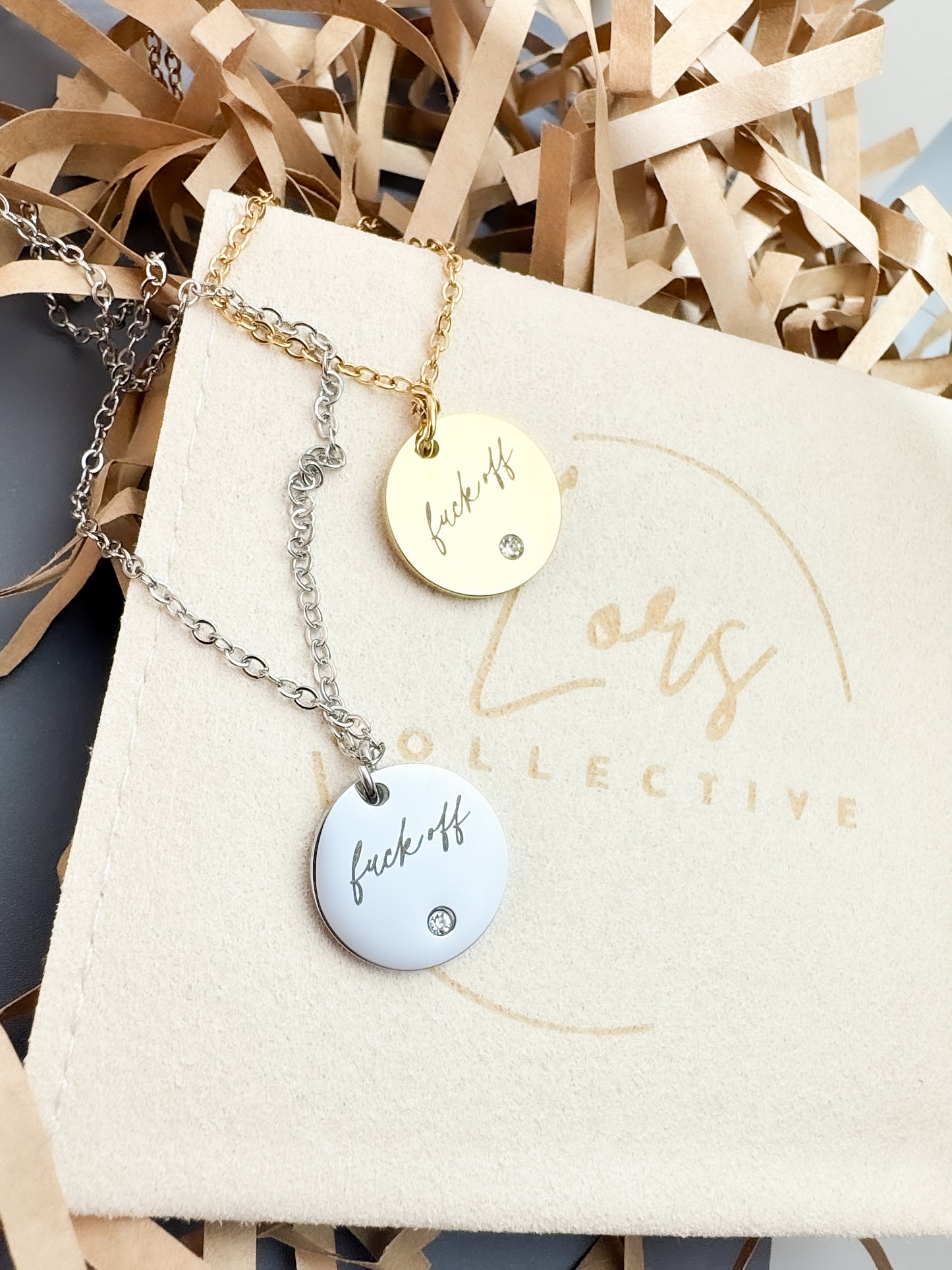 Delicate Fuck Off Necklace