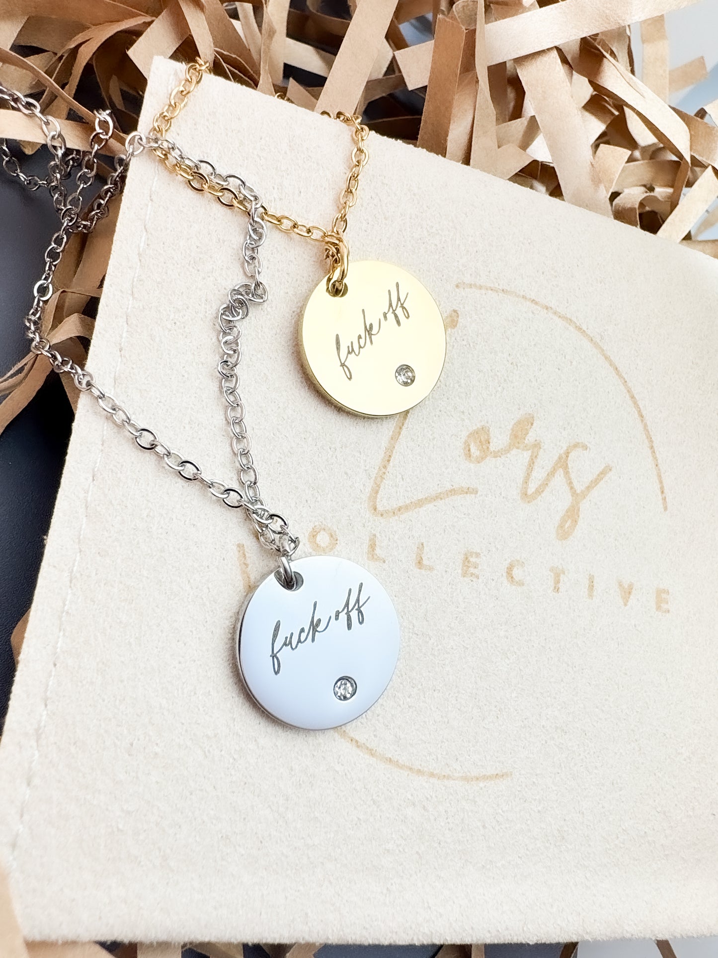 Delicate Fuck Off Necklace