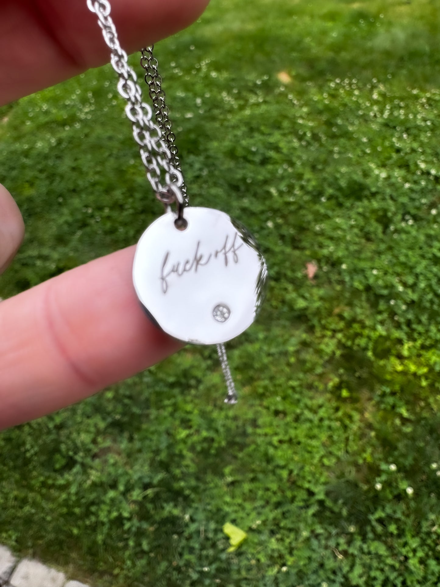 Delicate Fuck Off Necklace