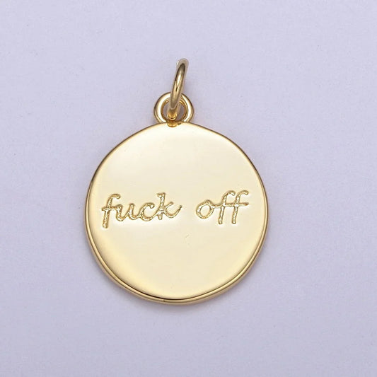Dainty "F*** Off" Necklace