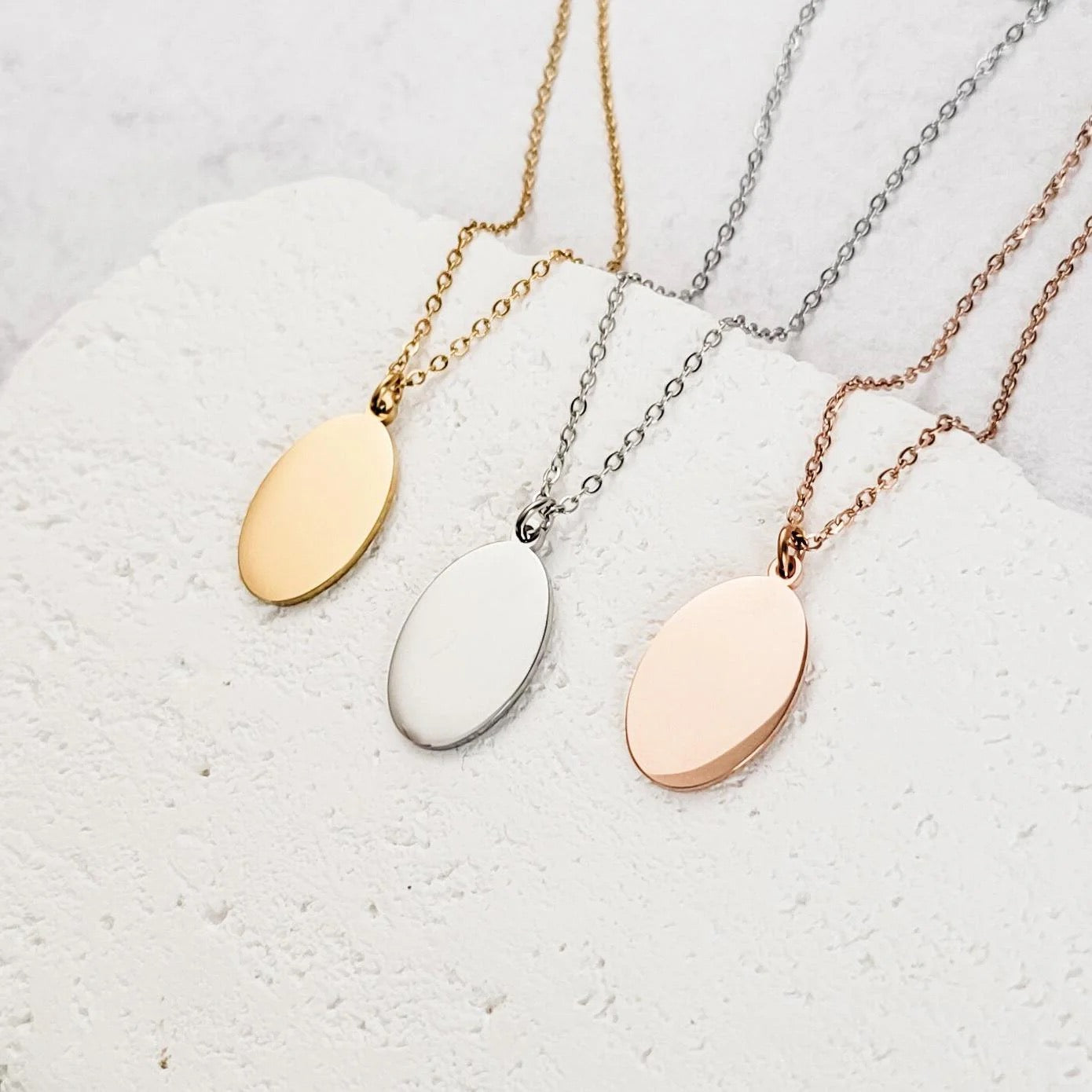 Fuck Off Engraved Necklace - Lors Collective
