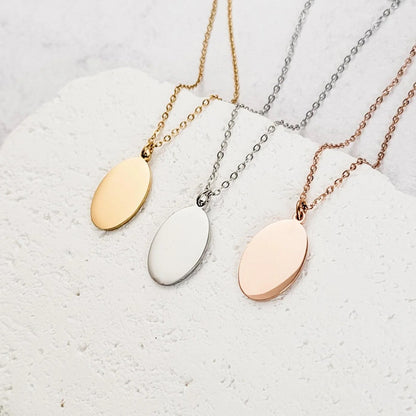 Fuck Off Engraved Necklace - Lors Collective